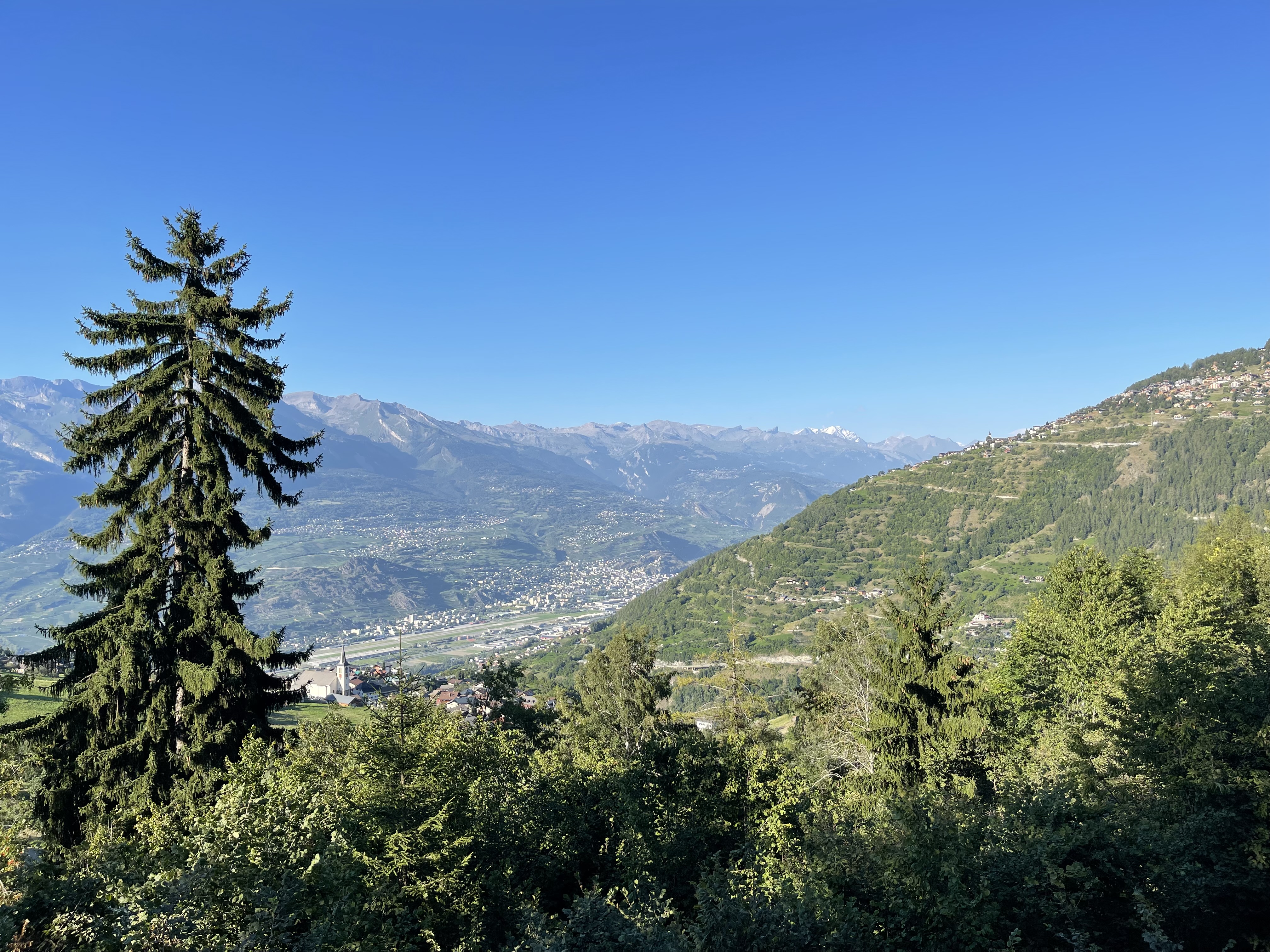 Uitzicht vanuit Les Bouillets